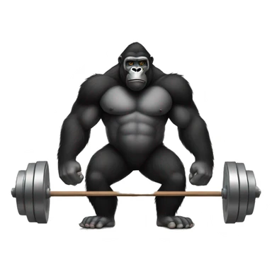 Gorilla inn the gym sticker