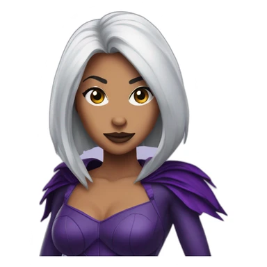 The character from teen titans called Raven sticker