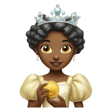 Pretty black princess got a little penny  sticker