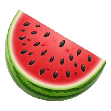 watermelon smile hAlf slice sticker