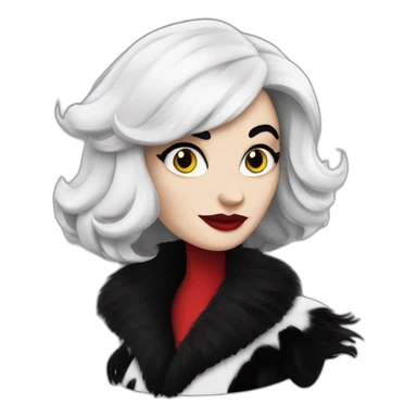 cruella de vil sticker