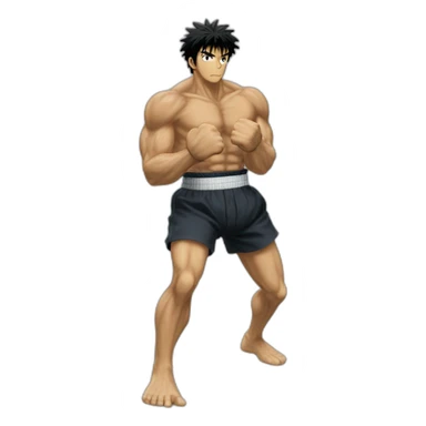 Hajime no ippo dempsey roll sticker