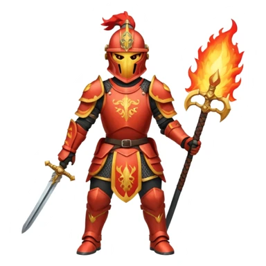 fire armored warriors sticker
