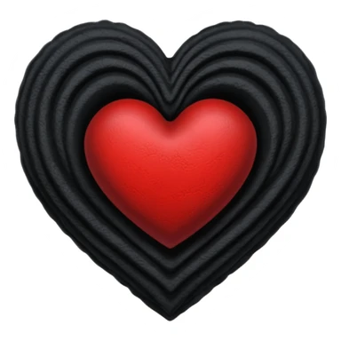 goth themed heart with a dark velvet blanket sticker