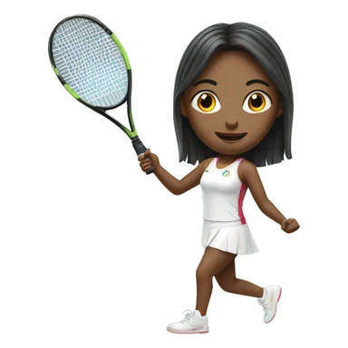 summer olympics girl tennis sticker