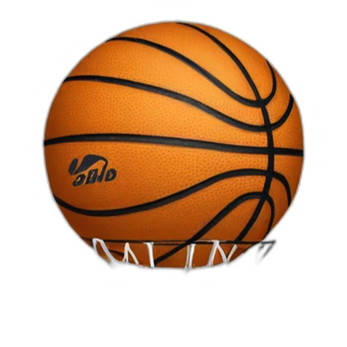 Ballon de basket sticker