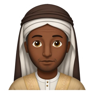 Arabic man says asalmau aliukum sticker