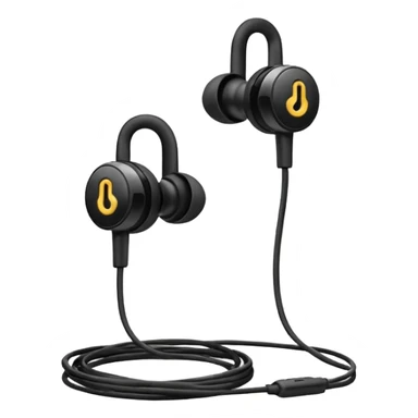 old wired earphones sticker