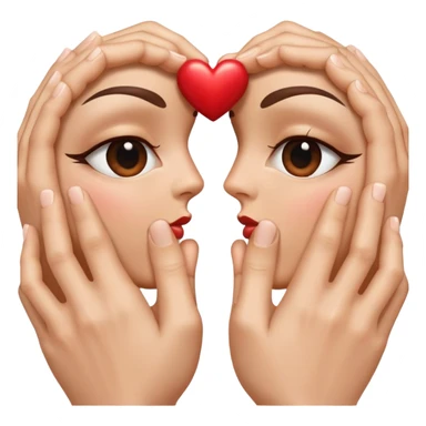 Heart kiss  sticker