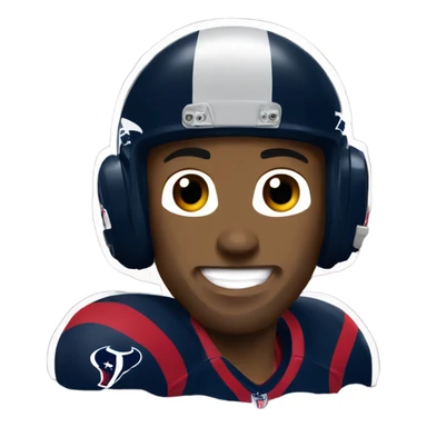 Houston Texans quarterback  sticker