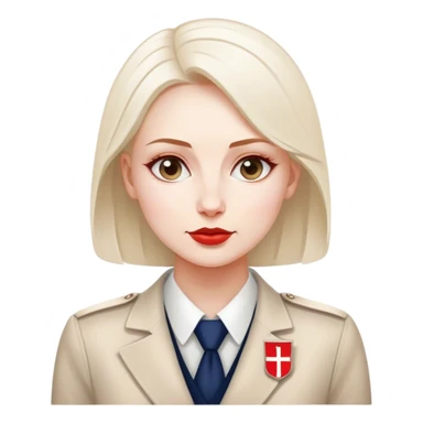 patriot polish european woman simple patriot politician modern fascist poland traditional sticker