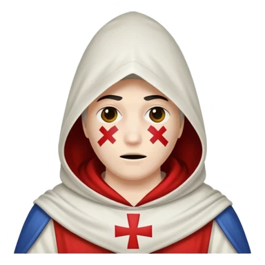 Ku klux klan full hood no face  sticker