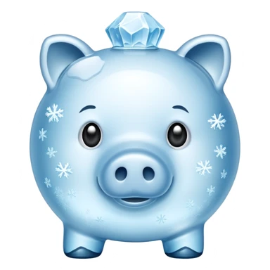  Ice Piggy bank sticker