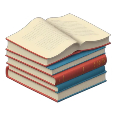 isometric book titled "how to make" on front cover sticker