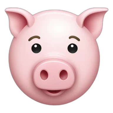 pig coin money saver sticker