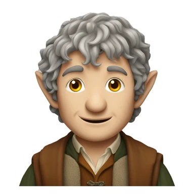 The hobbit, bilbo baggins sticker