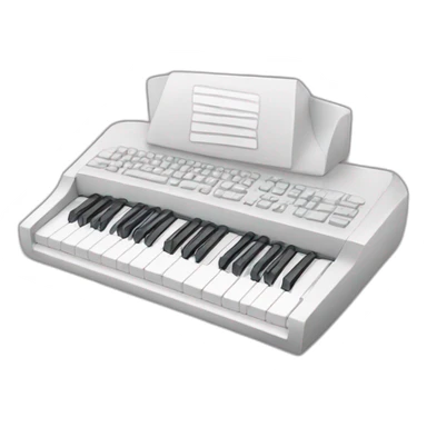 Clavier sticker