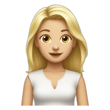 Девушка sticker