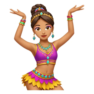 woman festival dancer sticker
