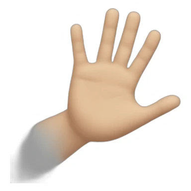 hand with a magnet sticker