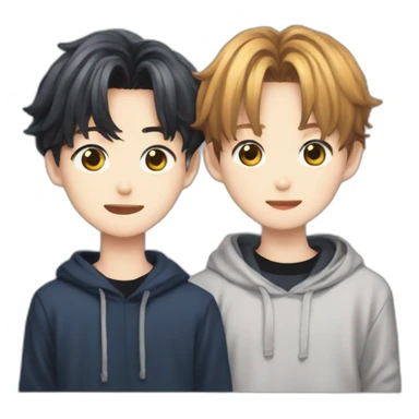 Felix et Hyunjin de straykids sticker