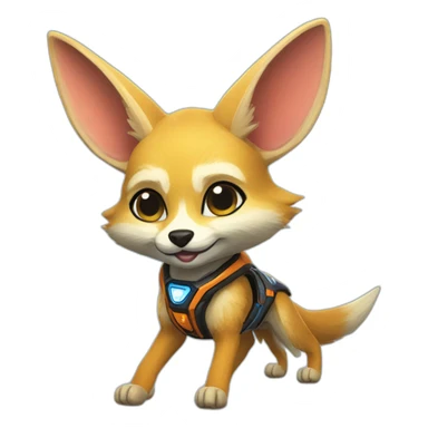 Fennec rocket league sticker