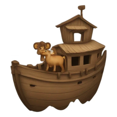 Noah's ark sticker