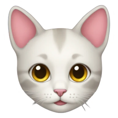 Little cat with a lesbian flag sticker