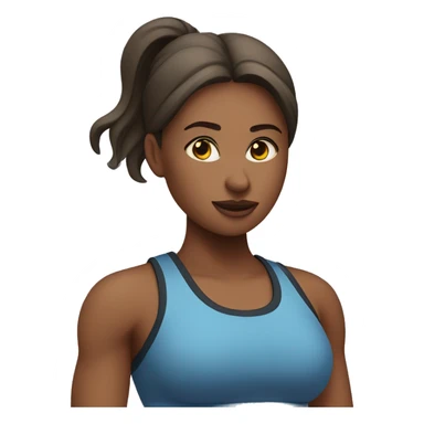 gym woman  sticker
