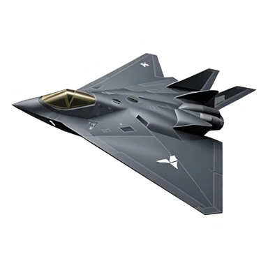 F-117 Nighthawk - Lockheed Martin (Stealth Grey) sticker