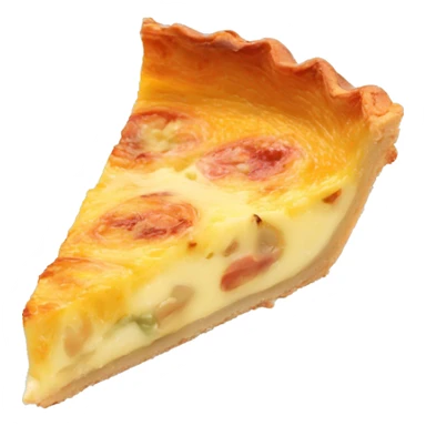Quiche lorraine slice sticker