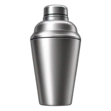 Metal cocktail shaker sticker