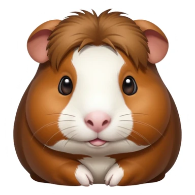 guinea pig with a mole on the left side sticker