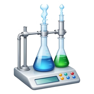 chemistry lab equipment sticker