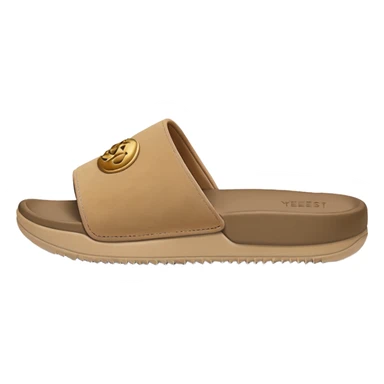 yeezy tan slide sandal sticker