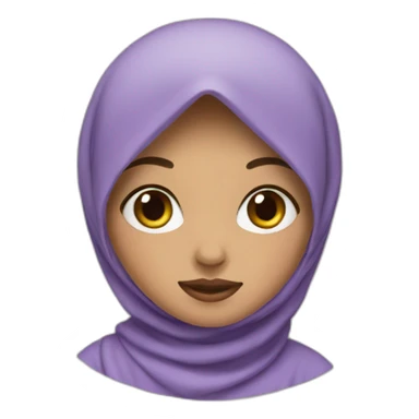 Memoji hijab girl sticker