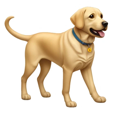 Walking a Labrador Retriever  sticker