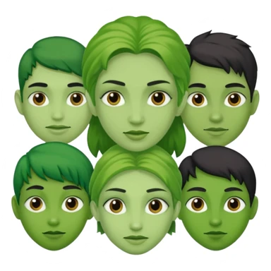 green people sticker