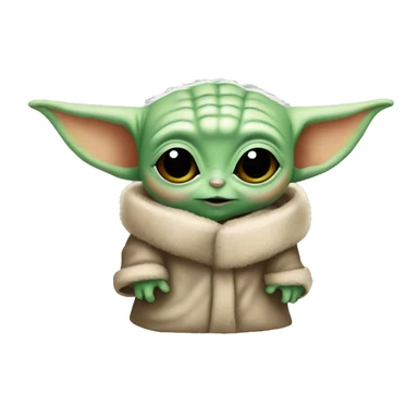 Baby Yoda Christmas ￼ sticker