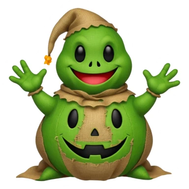 Oogie boogie sticker
