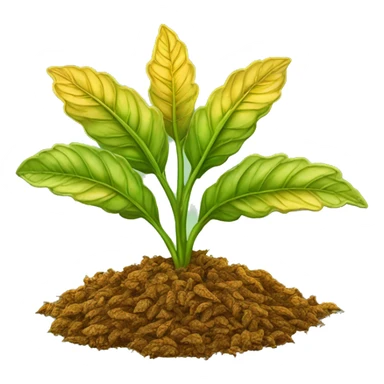 Golden tobacco plants in field sticker