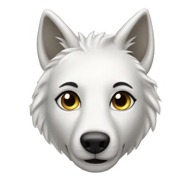white wolf dressage cylinder sticker