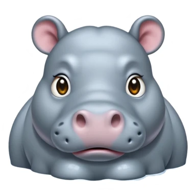 hippo sticker