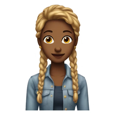 a successful girl is confessed her love sticker