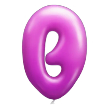 balloon number four sticker