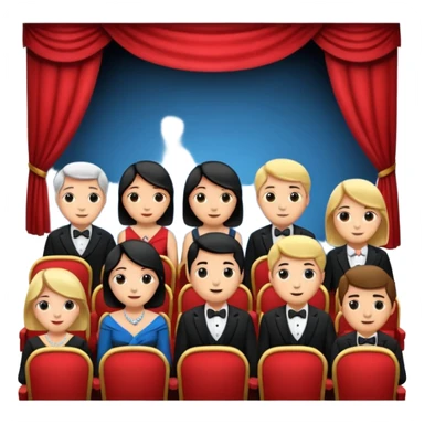 Audience small sticker