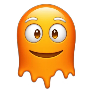 QUIERO UN EMOTICONO PARA TWITCH CON FONDO TRANSPARENTE DE UN CONO NARANJA DE TRÁFICO sticker