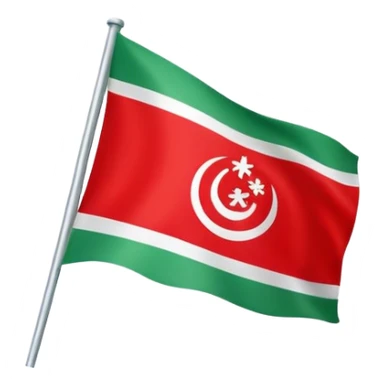 Flag Republic of Ingushetia  sticker