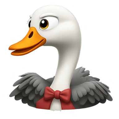 Silly geese sticker