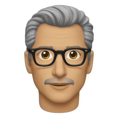 jeff goldblum glasses sticker